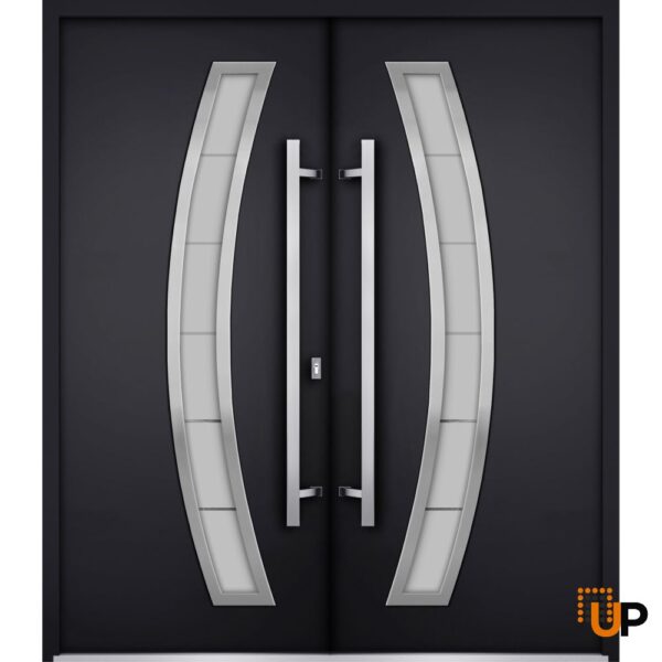 Deux 6500 VDOM® Exterior aluminum double door